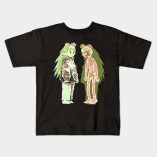 mushroom girl Kids T-Shirt